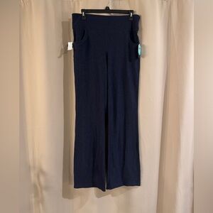 Women's NWT Rise Navy Wide-Leg Pants